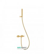 Смеситель для душа Tres Slim colors однорычажный с ручным душем золото 20216701OR
