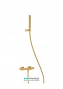 Смеситель для душа Tres Slim colors однорычажный с ручным душем матовое золото 20216701OM