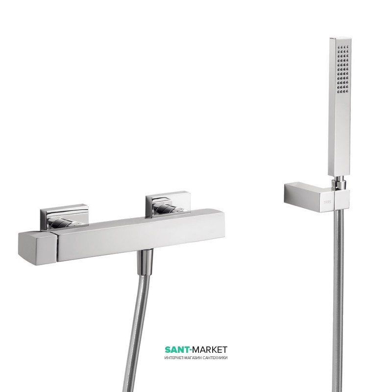 Смеситель для душа Tres Slim-Tres однорычажный с ручным душем хром 20216701
