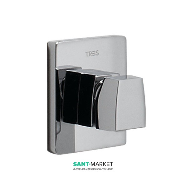 Смеситель для душа Tres Slim-Tres однорычажный встраиваемый 1 канал хром 20217702