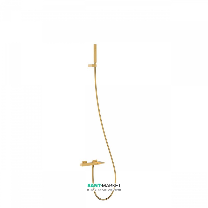 Змішувач для ванни Tres Slim colors з ручним душем золото 20217001OR