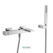 Смеситель для ванной Tres Slim-Tres однорычажный с ручным душем хром 20217001