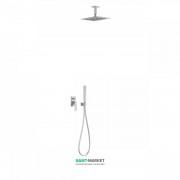 Душова система Tres Slim-Tres з верхнім і ручним душем хром 20218080