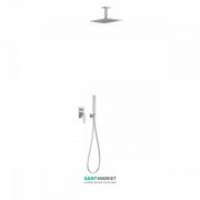 Душевая система Tres Slim-Tres с верхним и ручным душем хром 20218080