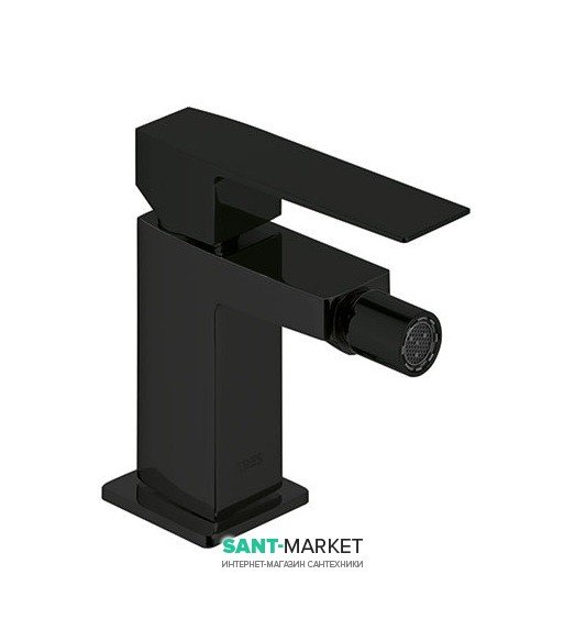 Смеситель для биде Tres Slim colors однорычажный черный матовый 20212001NM