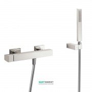 Смеситель для душа Tres Slim colors однорычажный с ручным душем сталь 20216701AC