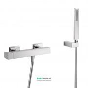 Змішувач для душа Tres Slim-Tres одноважільний з ручним душем хром 20216701