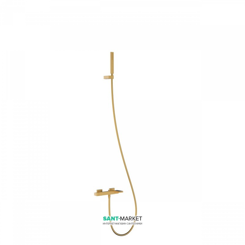 Смеситель для ванной Tres Slim colors с ручным душем матовое золото 20217001OM