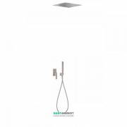 Душова система Tres Slim colors з верхнім і ручним душем сталь 20298001AC