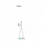 Душевая система Tres Slim-Tres с верхним и ручным душем хром  20218005