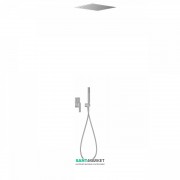 Душевая система Tres Slim-Tres с верхним и ручным душем хром 20298001