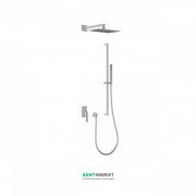 Душевая система Tres Slim-Tres с верхним и ручным душем хром 20218007