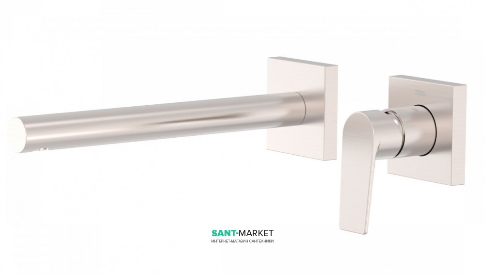 Смеситель для раковины Tres Project colors настенный излив 253 мм сталь 21120283AC