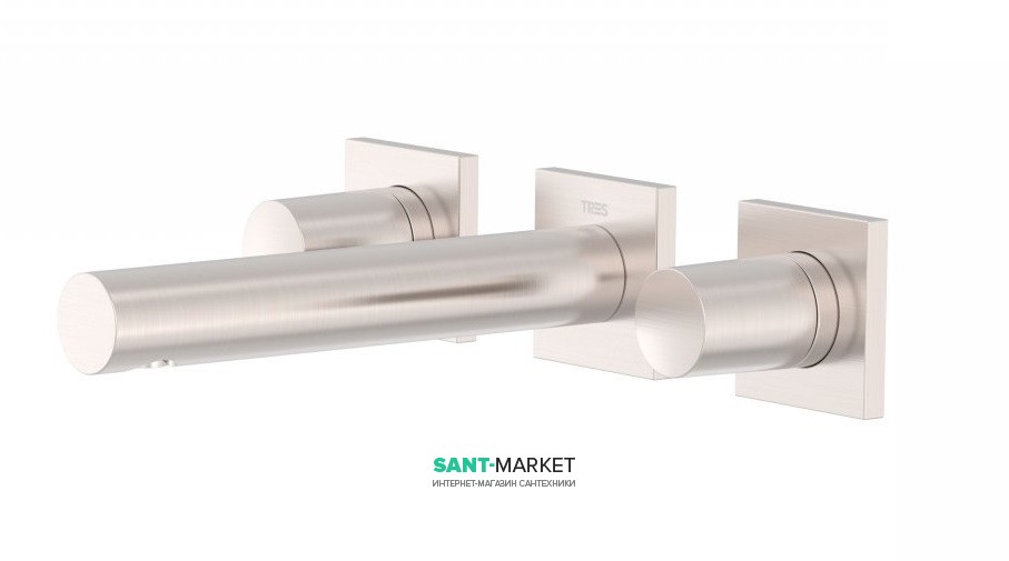 Змішувач для раковини Tres Project colors настінний двовентильний виливши 156 мм сталь 21175101AC