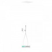 Душова система Tres Slim colors з верхнім і ручним душем білий матовий 20298001BM