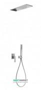 Душова система Tres Slim-Tres з верхнім і ручним душем хром 20218003