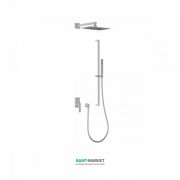 Душевая система Tres Slim-Tres с верхним и ручным душем хром 20218007