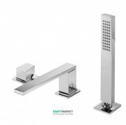 Смеситель на борт ванны Tres Slim-Tres с ручным душем хром 20216104