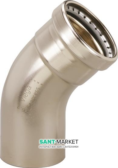 Відведення 45° Viega SeaPress 0326.1XL d76,1 сплав CuNiFe 90/10 556587
