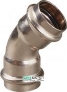 Отвод 45° Viega SeaPress 0326 d54 сплав CuNiFe 90/10 453930