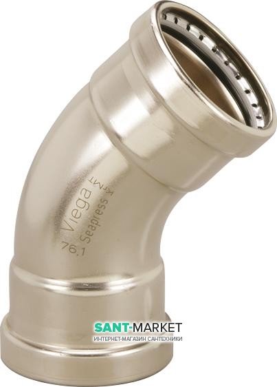 Отвод 45° Viega SeaPress 0326XL d88,9 сплав CuNiFe 90/10 556624