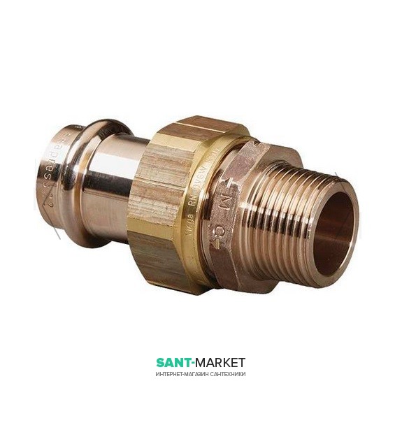 Переходник Viega SeaPress 0365.5 22х¾NPT сплав CuNiFe 90/10 477240