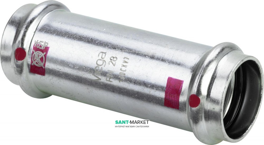 Насувна муфта Viega Prestabo 1115.5 22 нелегована сталь 558079