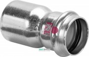 Редукционная вставка Viega Prestabo 1115.1 54х22 нелегированная сталь 558581