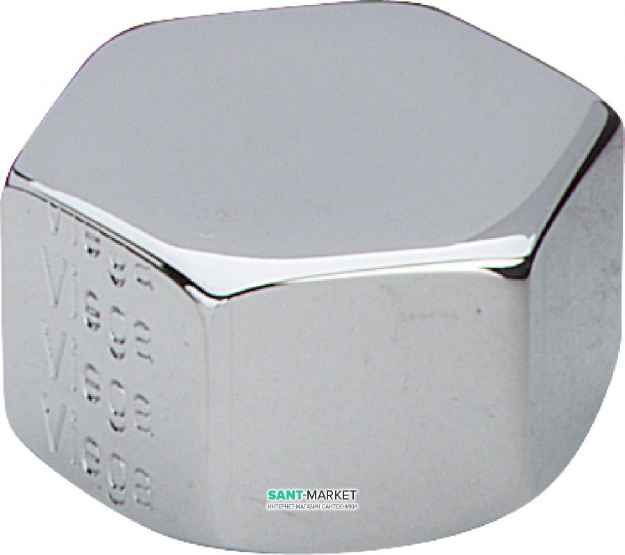 Заглушка Viega 1761 G⅜ со специальной обработкой латунь 102388