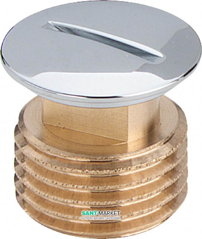 Заглушка Viega 1752 G⅜ латунь хромована 110123