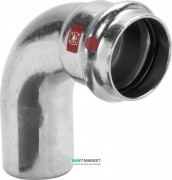 Отвод 90° Viega Prestabo 1116.1 15 нелегированная сталь 558192