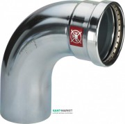 Отвод 90° Viega Prestabo XL 1116.1XL 64 нелегированная сталь 597641