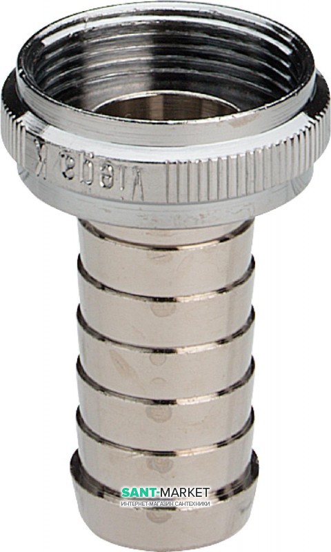 Різьбове з'єднання для шланга Viega 1819 ½х22x1вр латунь хромована 106843