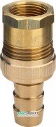 Фітинг ялинка для приєднання шланга Viega 1841 1¼х1½ латунь 150761