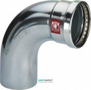 Отвод 90° Viega Prestabo XL 1116.1XL 76.1 нелегированная сталь 597658