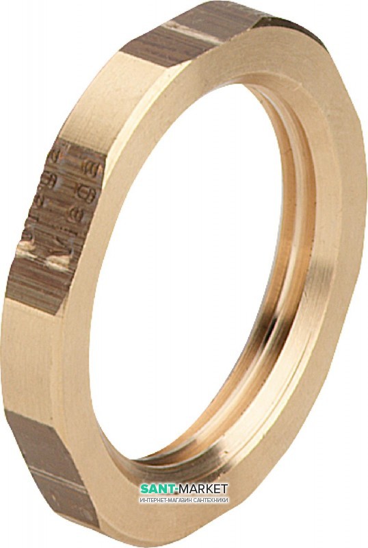 Шестигранна гайка Viega 1911 G1 латунь 106195