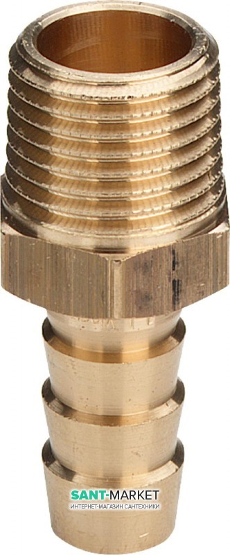 Шланговый штуцер Viega 1845 ⅜ латунь хромированная 131067
