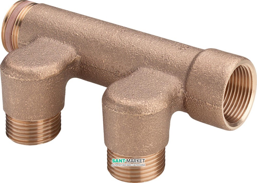 Коллектор Viega ­­Pexfit­­ Pro 2005.7 G¾ 2 выхода бронза 104658