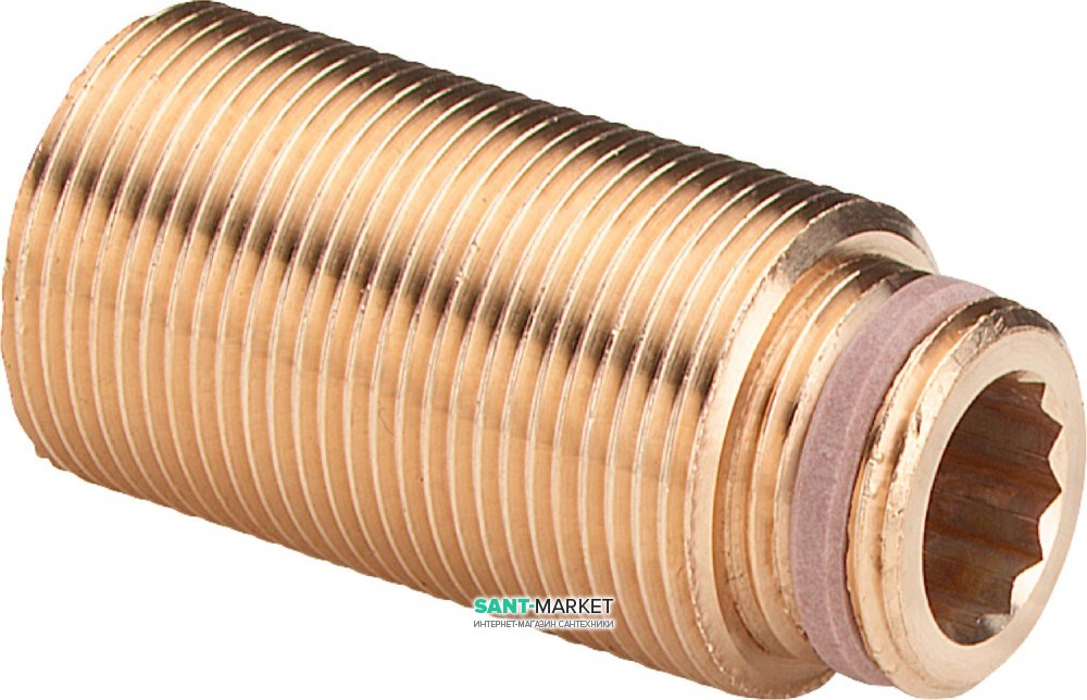 Подовжувач для водорозеткі Viega Pexfit Pro 2032.9 Rp½хG¾ 50 мм бронза 276430