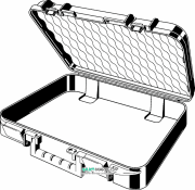 Корпус чемодана для инструментов Viega 2200 595x440 мм пластик 762070