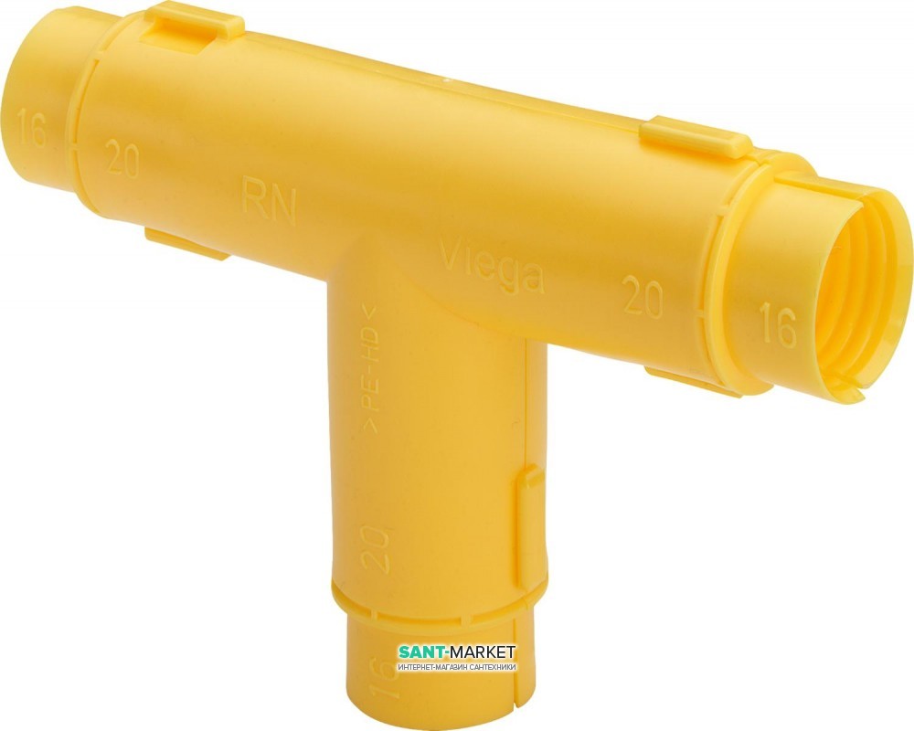 Защитная манжета Viega 2118.5 для труб d16/20 мм пластик желтый 374525