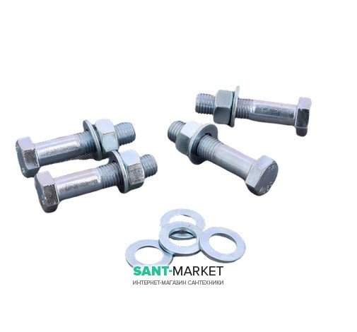 Монтажний комплект для фланцевого з'єднання Viega 2259.7 DN32/65 PN6 сталь оцинкована 651251