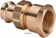 Соединительный элемент Viega Sanpress 2262 с SC‑Contur 42хRp1½ кремниевая бронза 141745