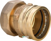 Перехід на нарізні сполучення Viega Sanpress XL з SC-Contur 2263XL d76,1хG3 бронза 365127