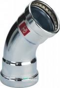 Отвод 45° Viega Prestabo XL 1126XL 64 нелегированная сталь 597603