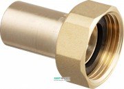Перехід на нарізні сполучення Viega Sanpress 2264 d18хG¾ кремнієва бронза 338510