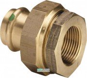 Муфта діелектрична Viega Sanpress 2267 з SC-Contur d15хRp½ кремнієва бронза 469450