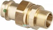 Соединительный элемент Viega Sanpress 2265 с SC‑Contur d22хR¾ кремниевая бронза 119133