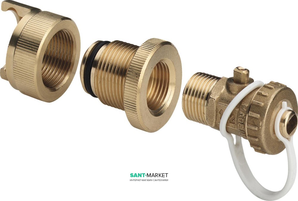 Заглушка для испытания Viega 2269 d22 мм латунь 140557