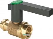 Кульовий кран Viega Easytop 2270.4 з SC-Contur d42 (DN40)хRp1½ бронза 587192